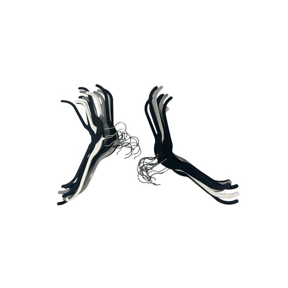 Lot Of 25 Mixed Lot Huggable Velvet Silver Hook Shirt Hanger Flocked JM & Unbran - Picture 4 of 5